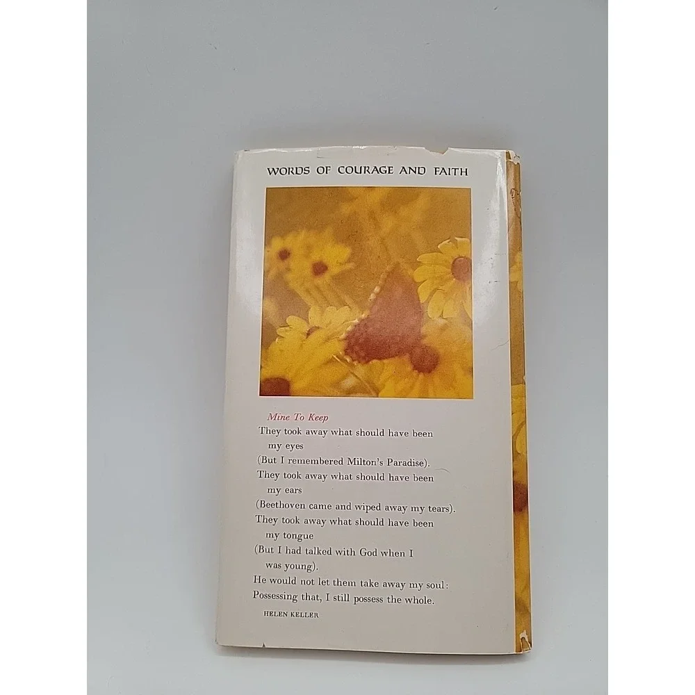 Helen Keller The Faith of Helen Keller Hardcover 1967 Hallmark Editions Good